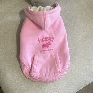 Pink Hoodie for 20lb dog